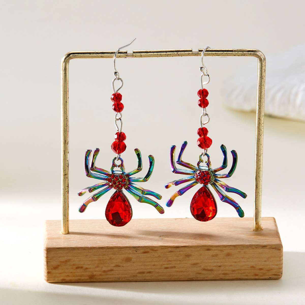 HALLOWEEN SPIDER CREATIVE EARRINGS