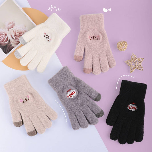 NEW CUTE WARM TOUCH SCREEN GLOVES FOR WOMEN_CWAG0244