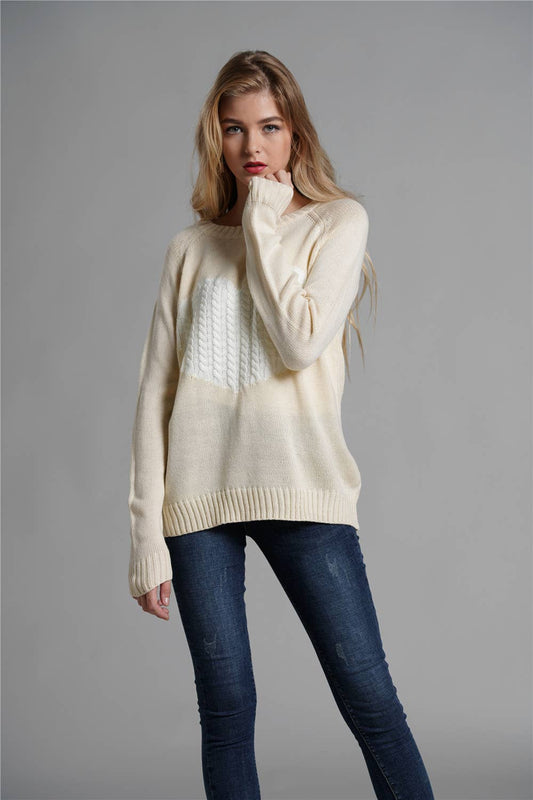 Valentine's Day turtleneck love sweater