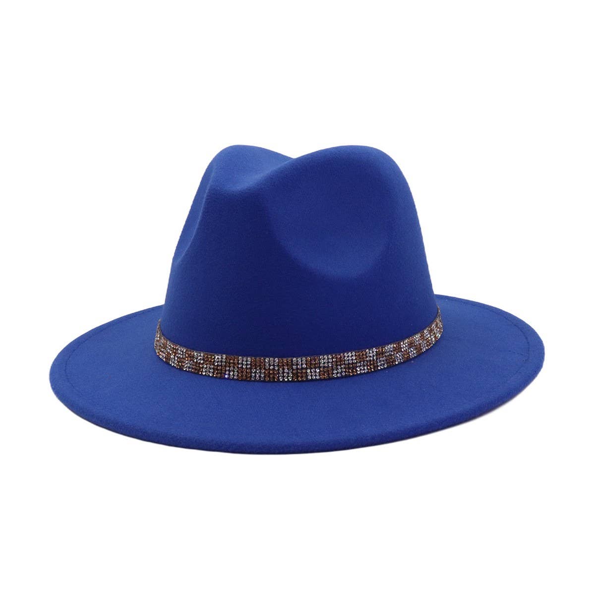 Unisex Vintage Wool FedoraHat British Ethnic Style_CWAH04392