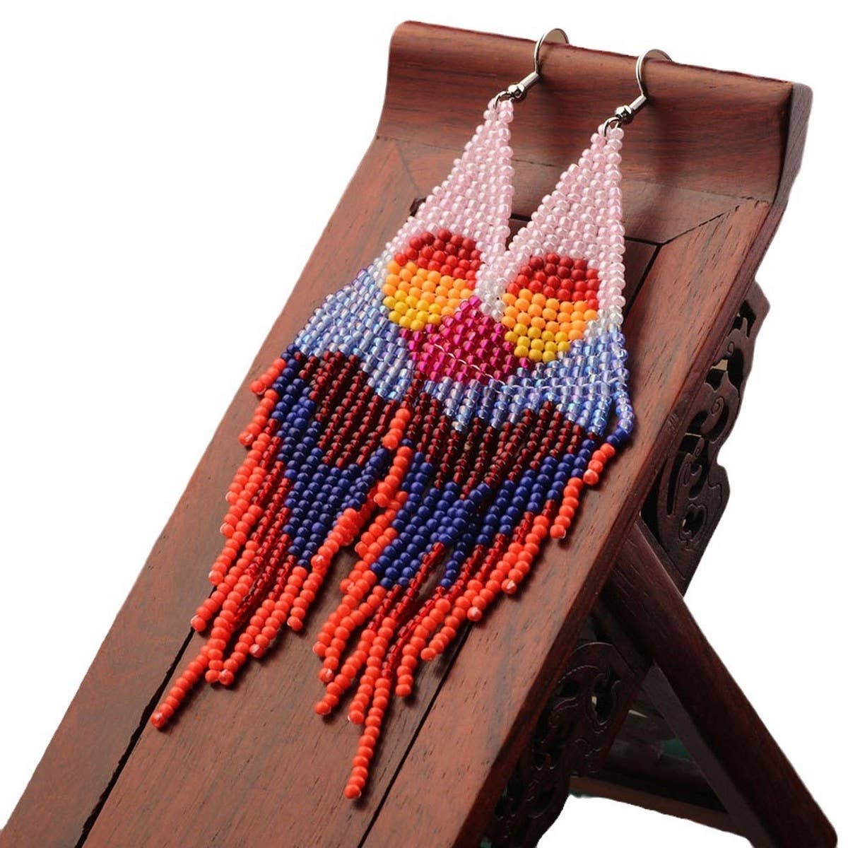 FASHIONABLE BOHEMIAN HAND-WOVEN TASSEL EARRINGS_CWAJE4000