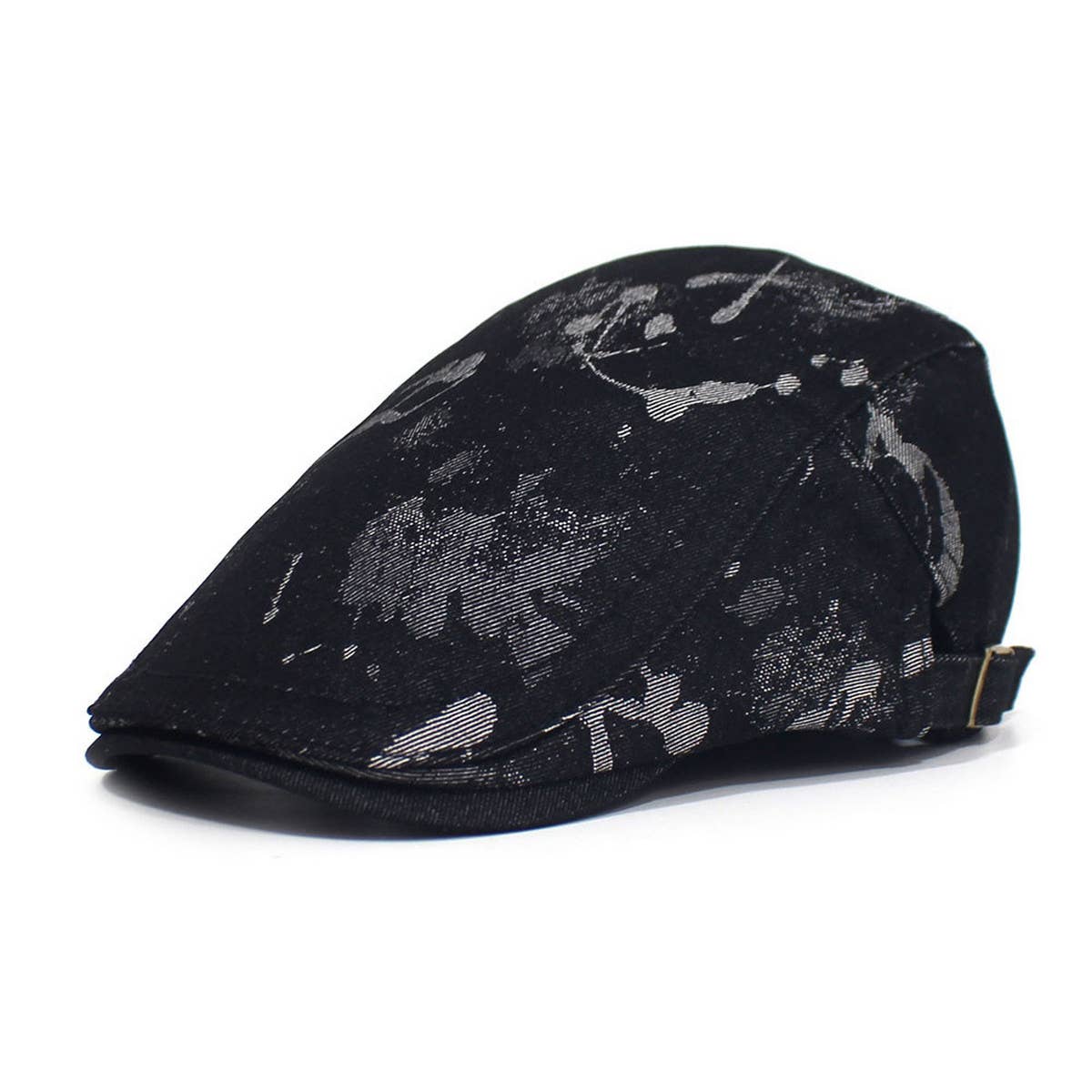 NEW STYLE PRINTED AND DYED TOURIST BERET_CWAB2918