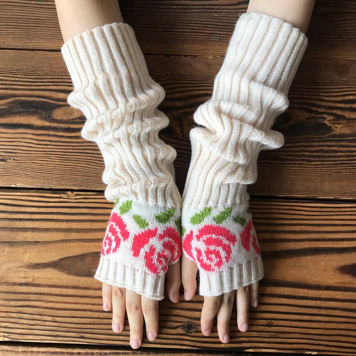 AUTUMN AND WINTER KNITTED JACQUARD GLOVES_CWMM1672