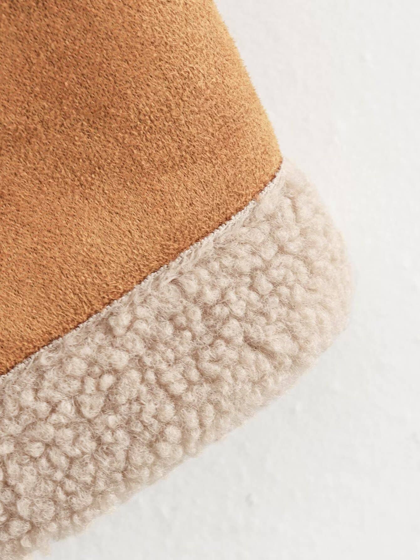 VINTAGE LAPEL BAGGY FUR ALL-IN-ONE COAT FOR WOMEN