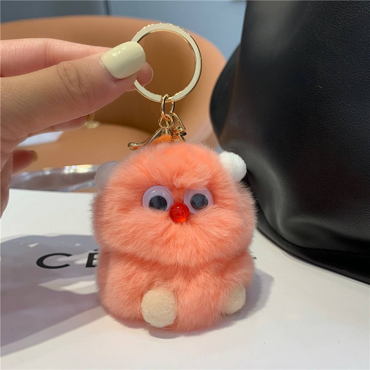 LITTLE MONSTER CAR KEYCHAIN PENDANT ACCESSORIES