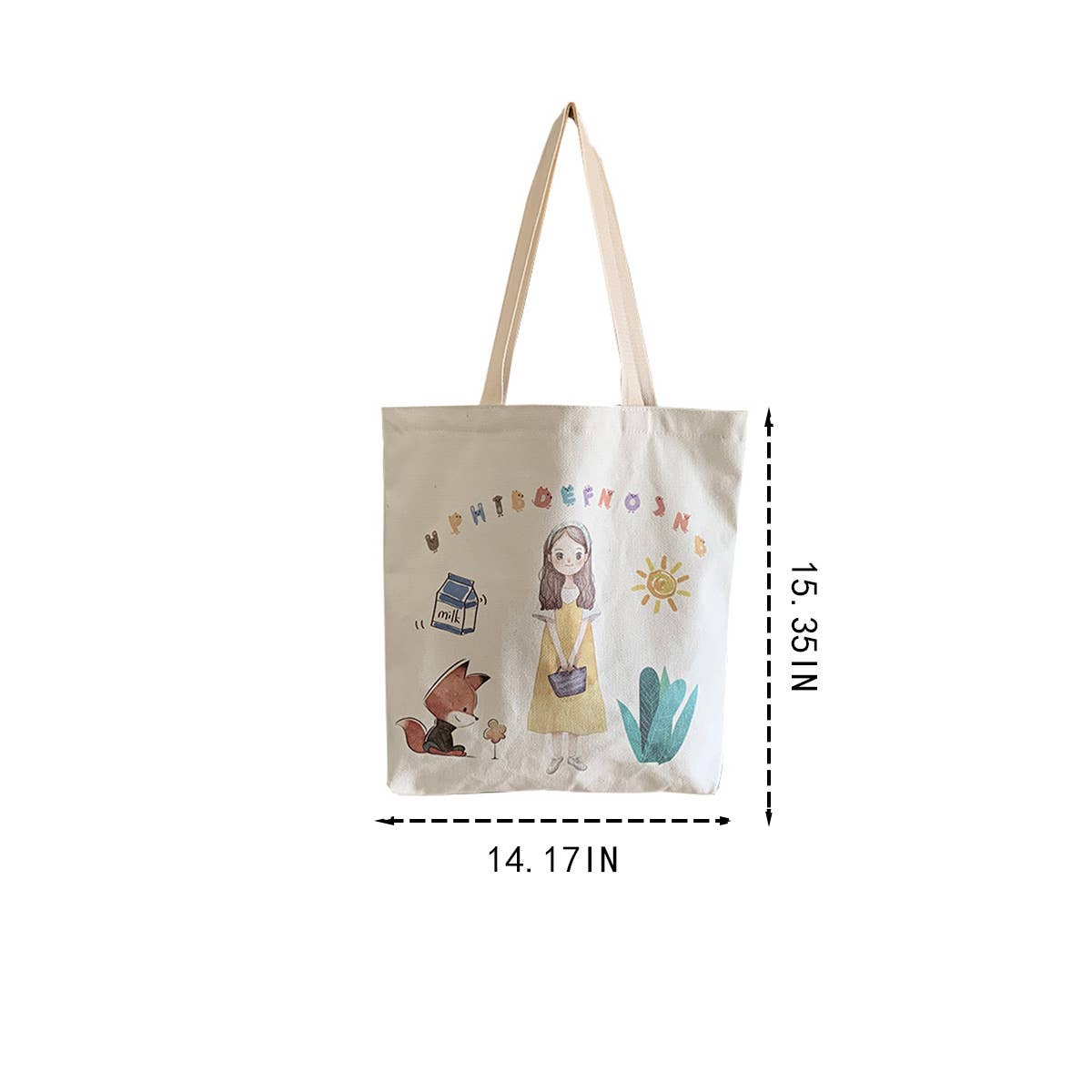 NEW SWEET AND CUTE GIRL CANVAS BAG_CWAB2186