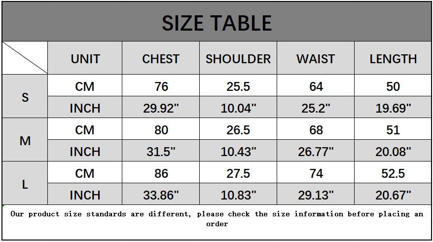 Y2K Slim back hollowed-out short vest