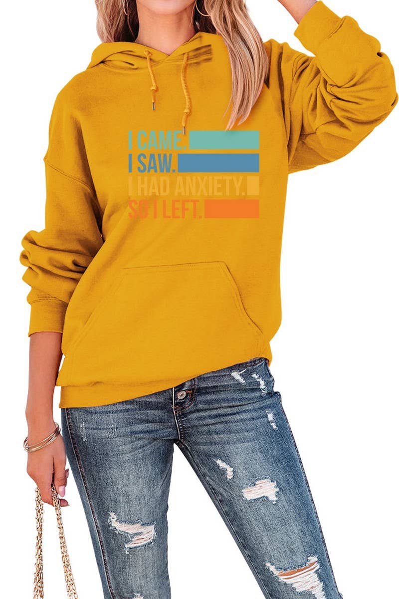 WOMEN NEW STYLE LETTER PRINT LOOSE HOODIE_CWOHOL0342