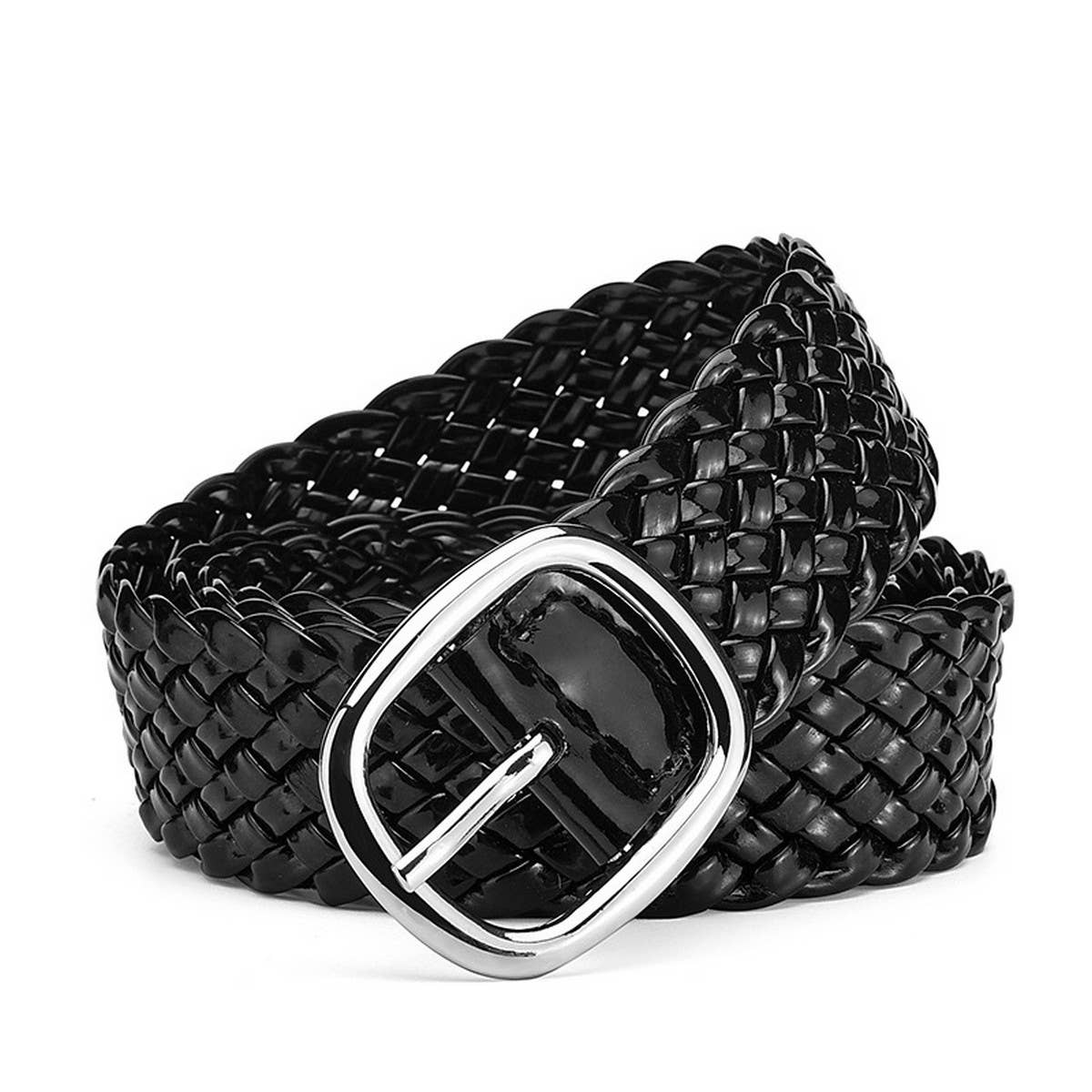 WOMEN NEW STYLE BUCKLE PU PATENT LEATHER BELT_CWABE0594