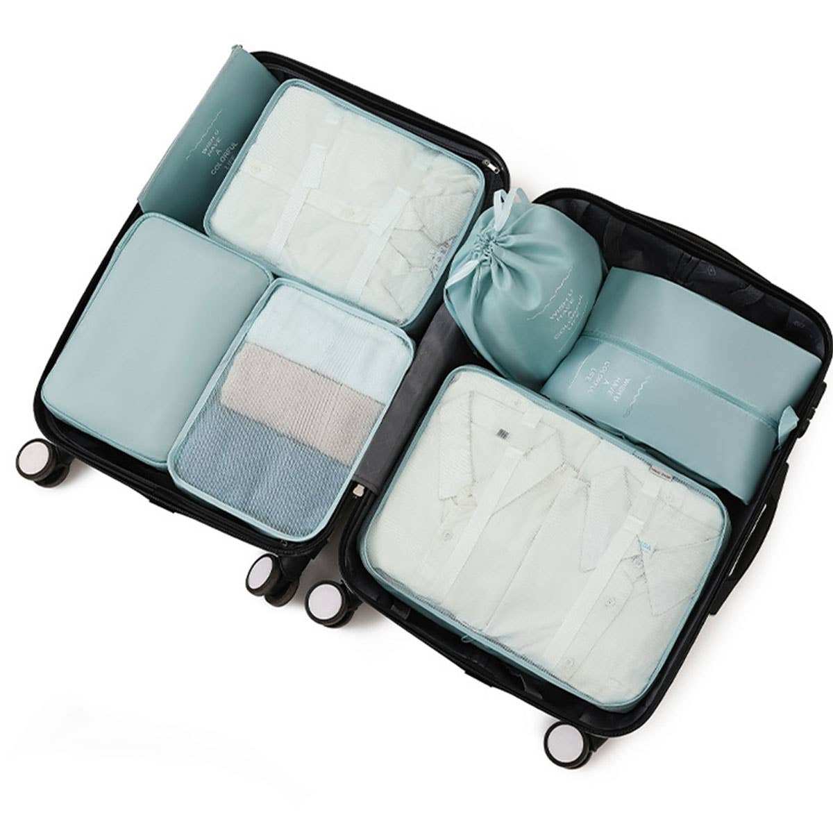 6/7-Piece Waterproof Travel Packing Cube Set_CWAB0542