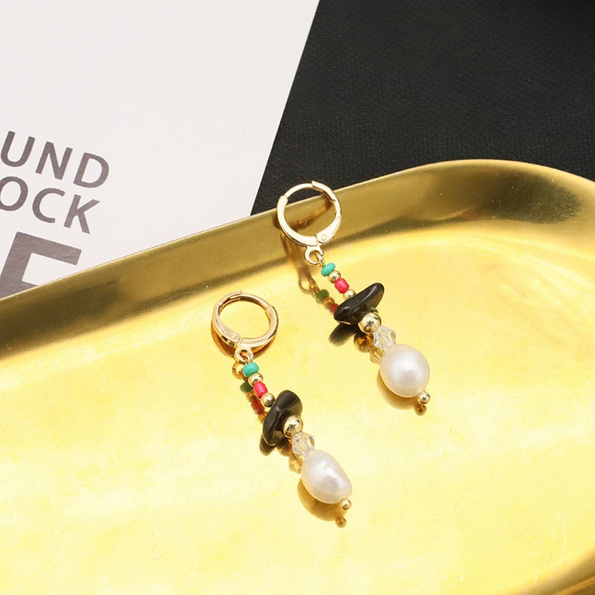 HIGH-GRADE RETRO NATURAL PEARL EARRINGS FOR WOMEN