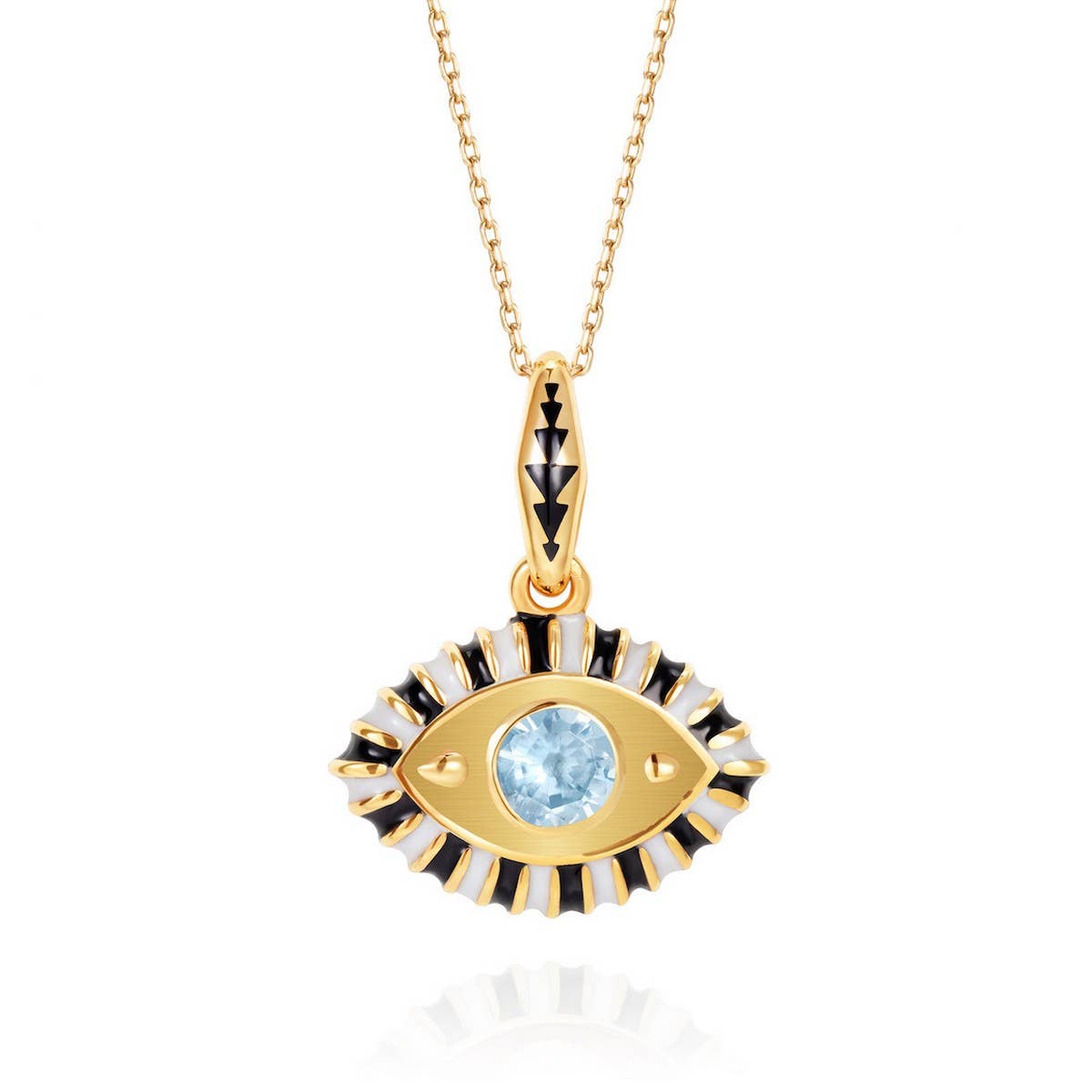 Colorful Evil Eye Pendant Necklace
