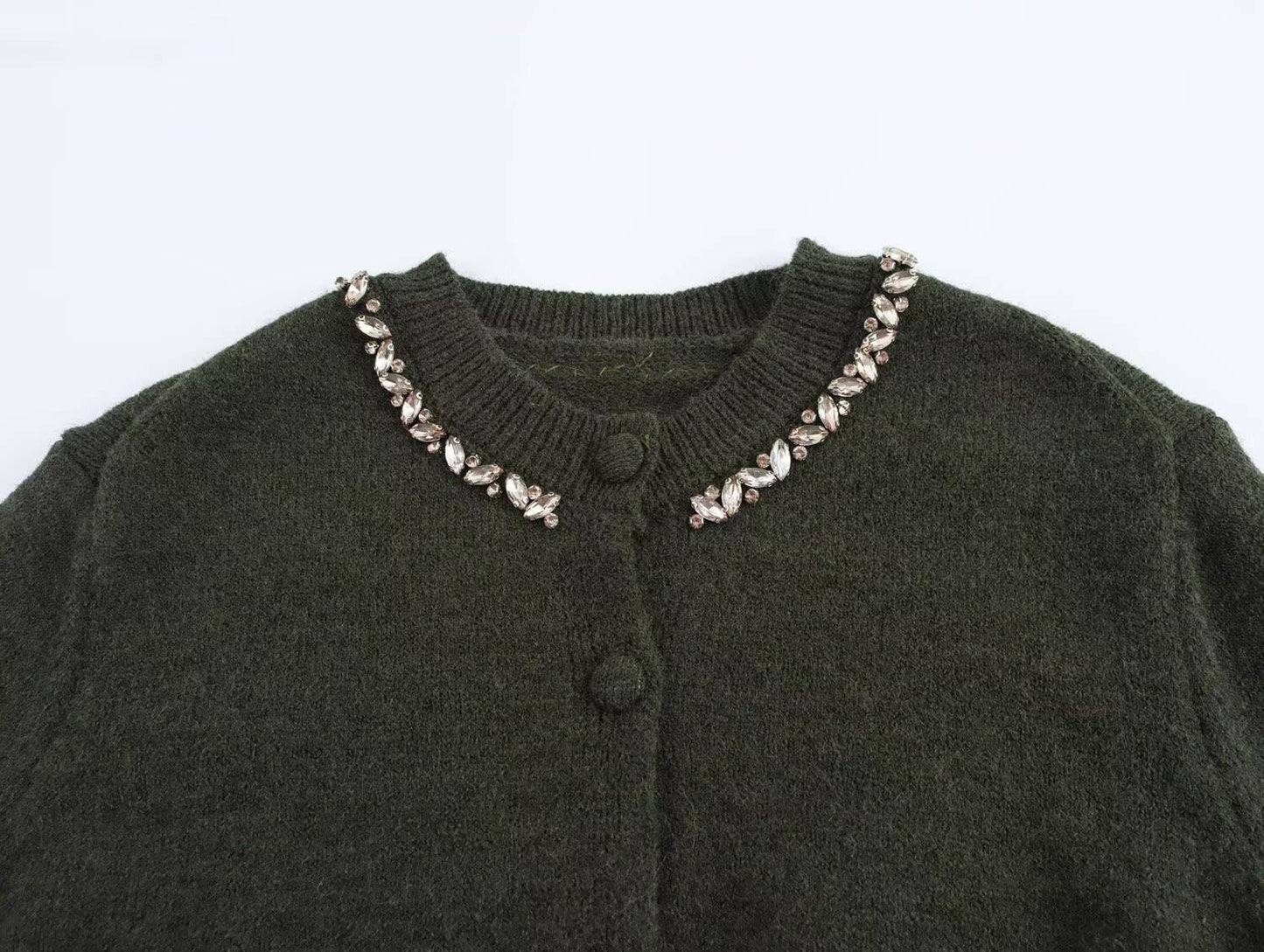 FASHION ETHOS JEWELED BEADED  CARDIGAN JACKET