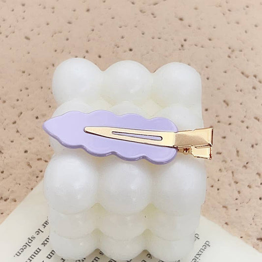 Acrylic dopamine scratch-free hair clips