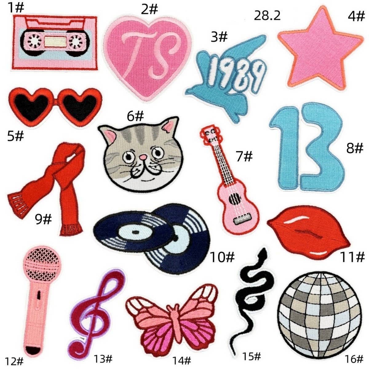 PERSONALIZED GRAFFITI EMBROIDERY CLOTHING PATCH_CWMM4054