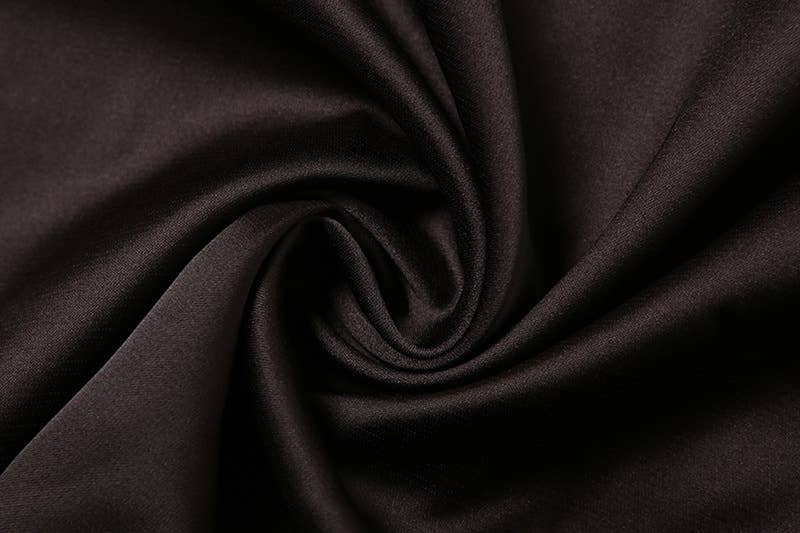 BACKLESS PEARL CHAIN SOLID COLOR DRESS HIP WRAP