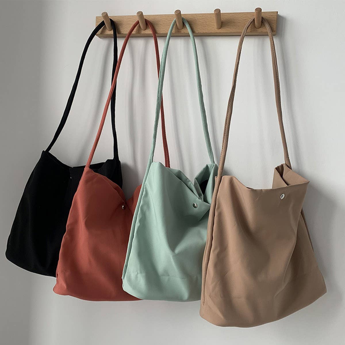 CANDY COLOR SIMPLE AND FRESH CANVAS BAG_CWAB2138