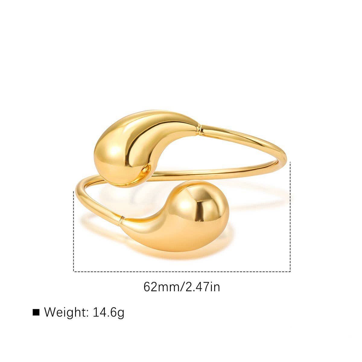 PERSONALIZED LIGHT LUXURY HIGH-END GOLD BRACELET_CWMM3083
