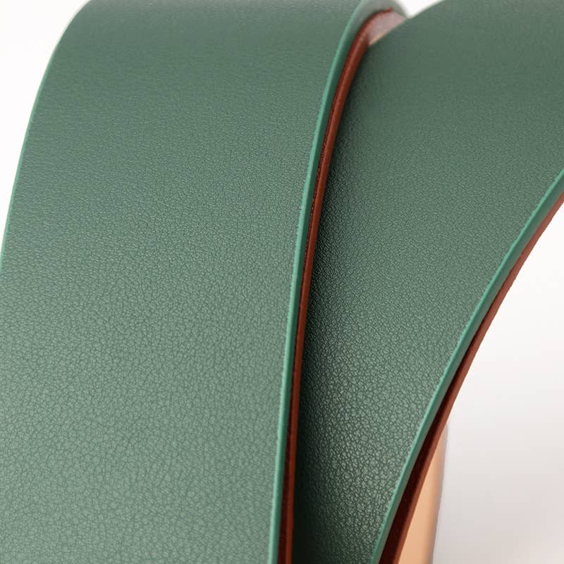 Simple versatile pants dress and wide belt