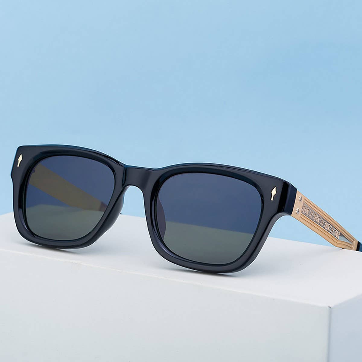 FASHION POLARIZED SQUARE FRAME SUNGLASSES_CWASG0753