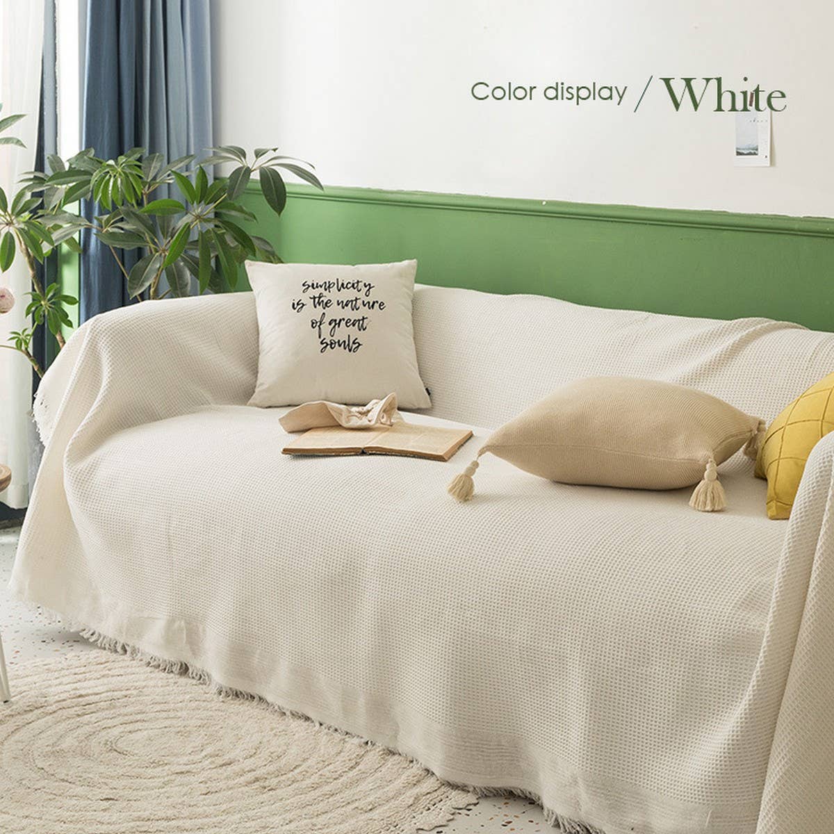 Cute Pink Couch Cover Full Wrap Blanket