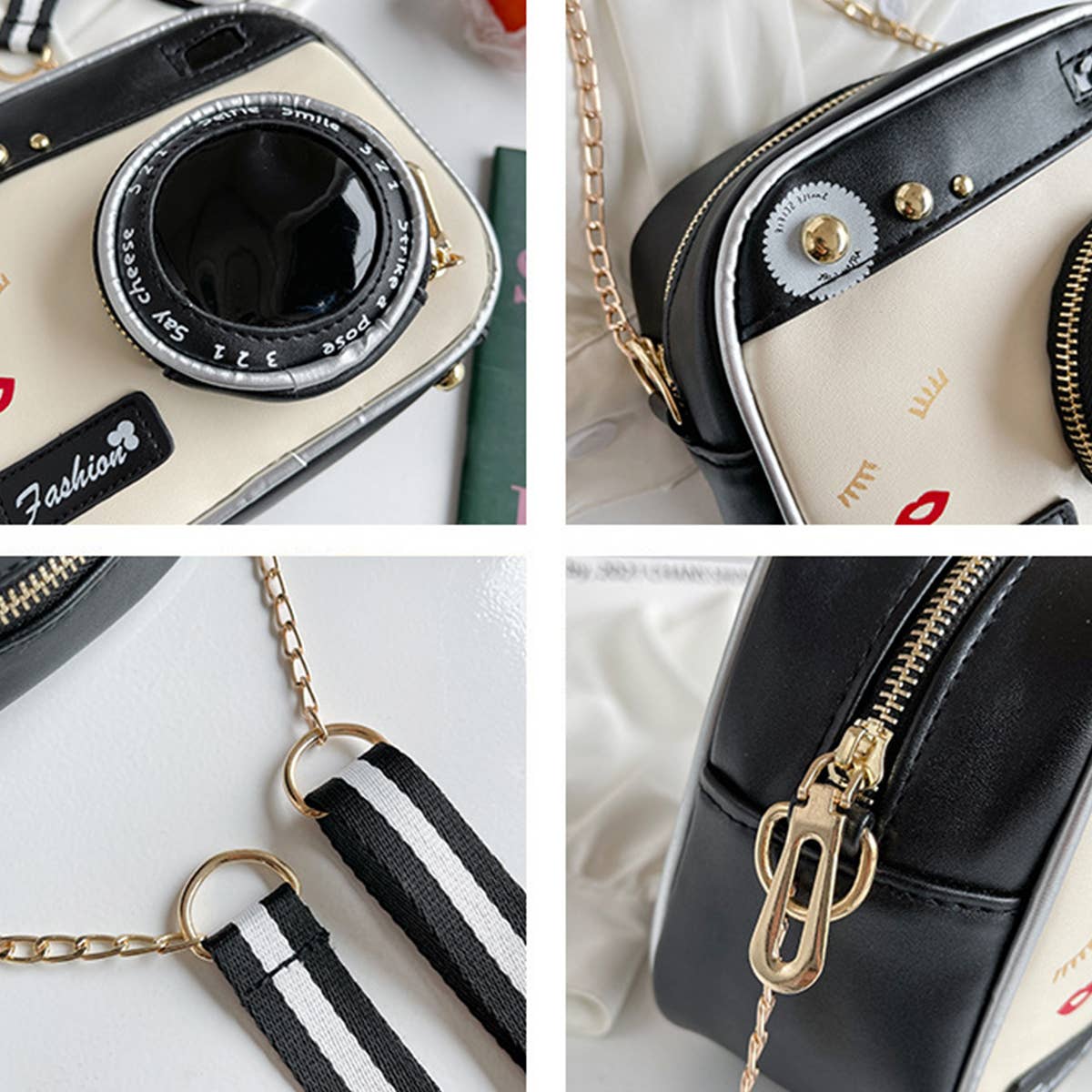 CAMERA-SHAPED SHOULDER BAG_CWAB1001