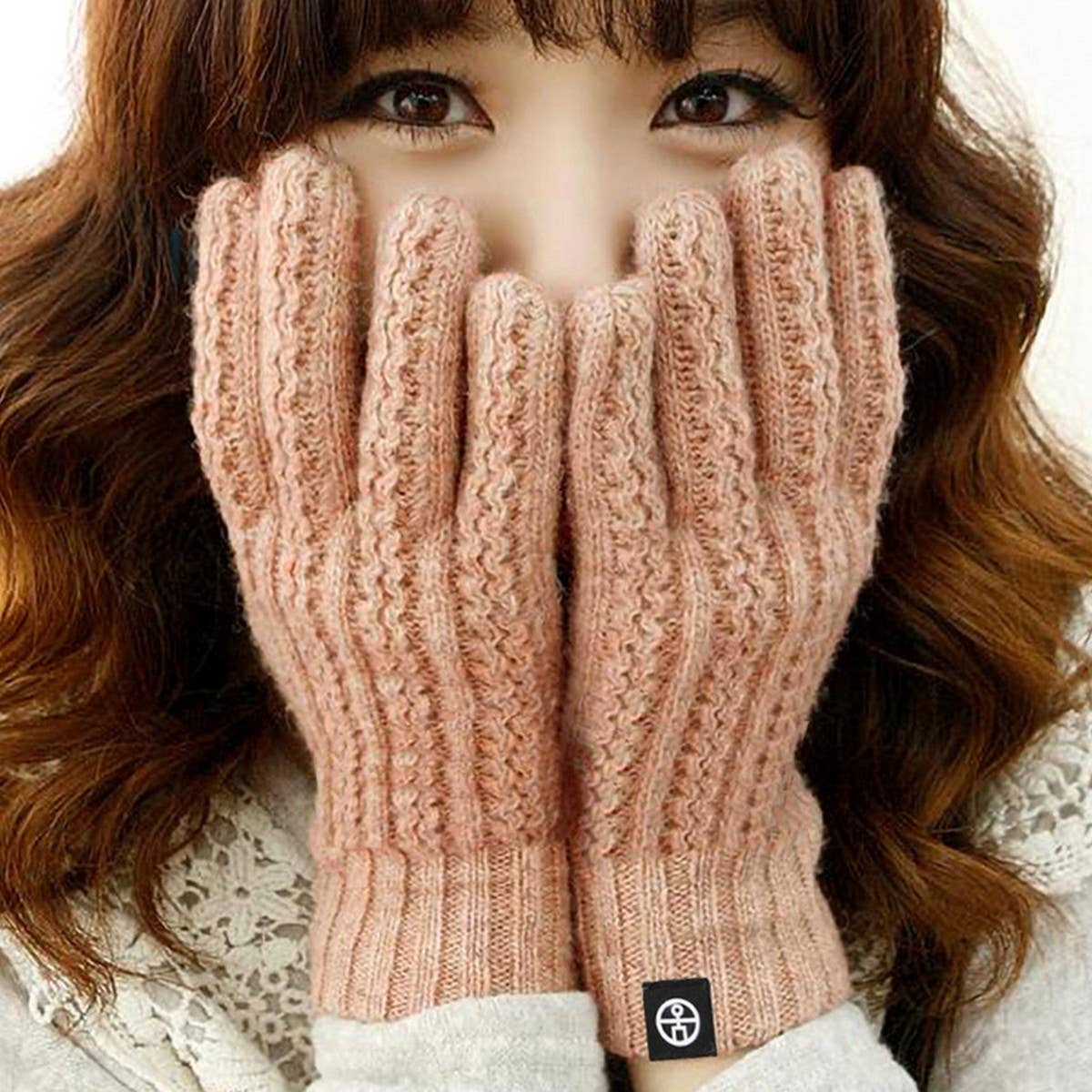 OUTDOOR COLD-PROOF SOLID COLOR KNITTED GLOVES_CWAG0396