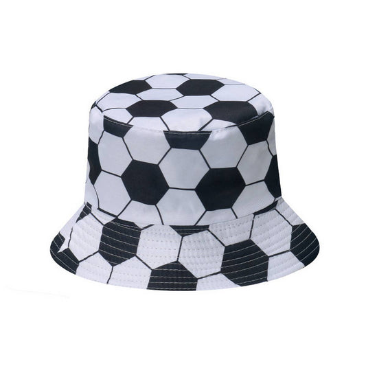 CASUAL DOUBLE-SIDED FOOTBALL PRINT BUCKET HAT_CWAH1560