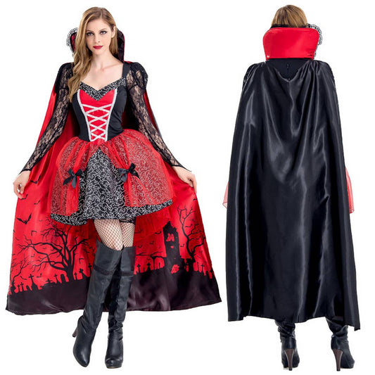HALLOWEEN COSPLAY VAMPIRE QUEEN COSTUME
