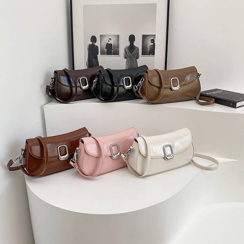 Simple fashionable and textured underarm bag