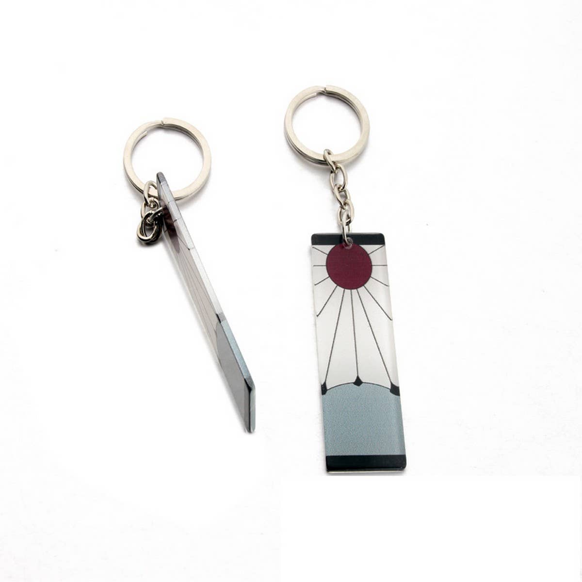 Acrylic Rectangle Keychain Printed Bag Charm_CWMM6875