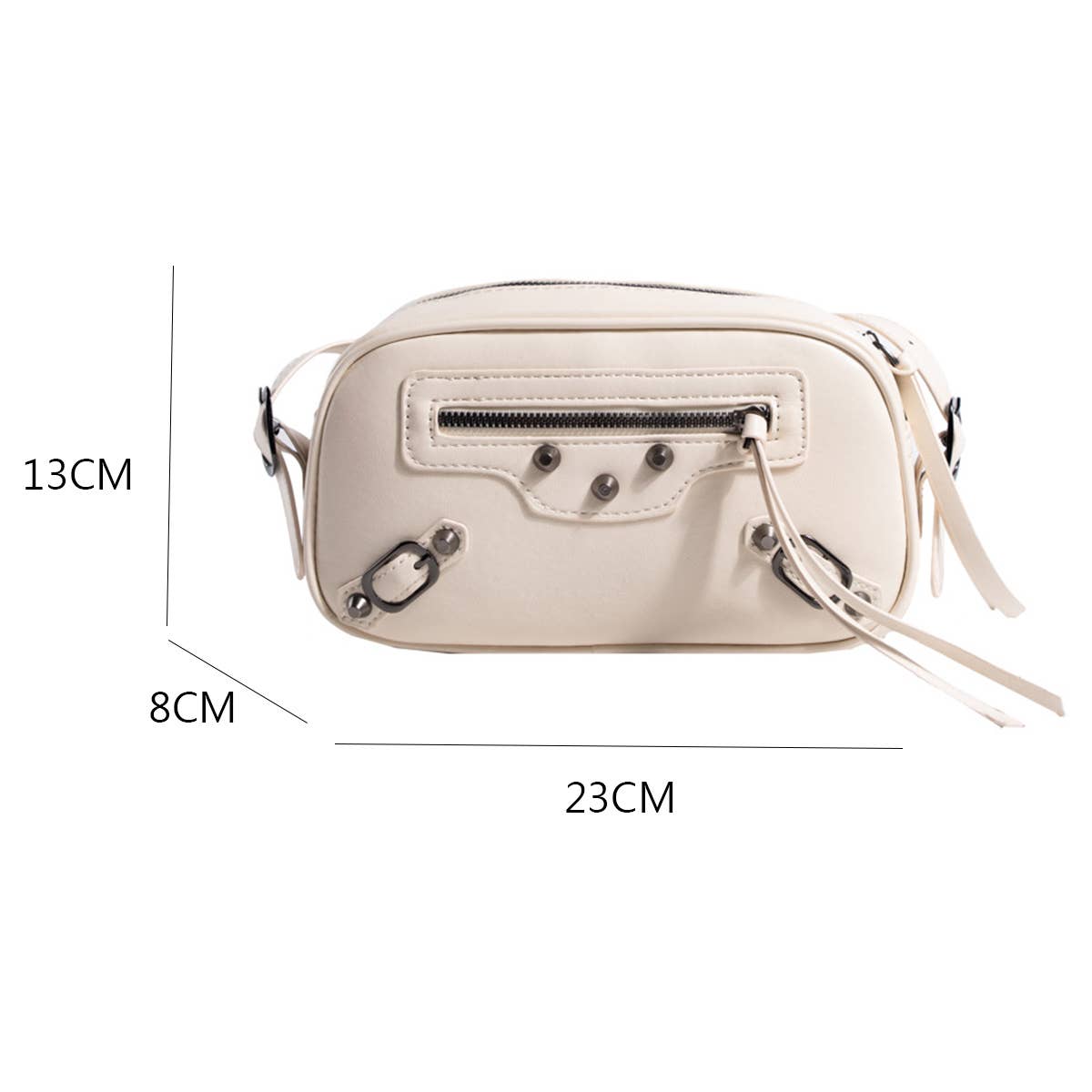 RETRO RIVET SMALL SQUARE SHOULDER BAG_CWAB1590