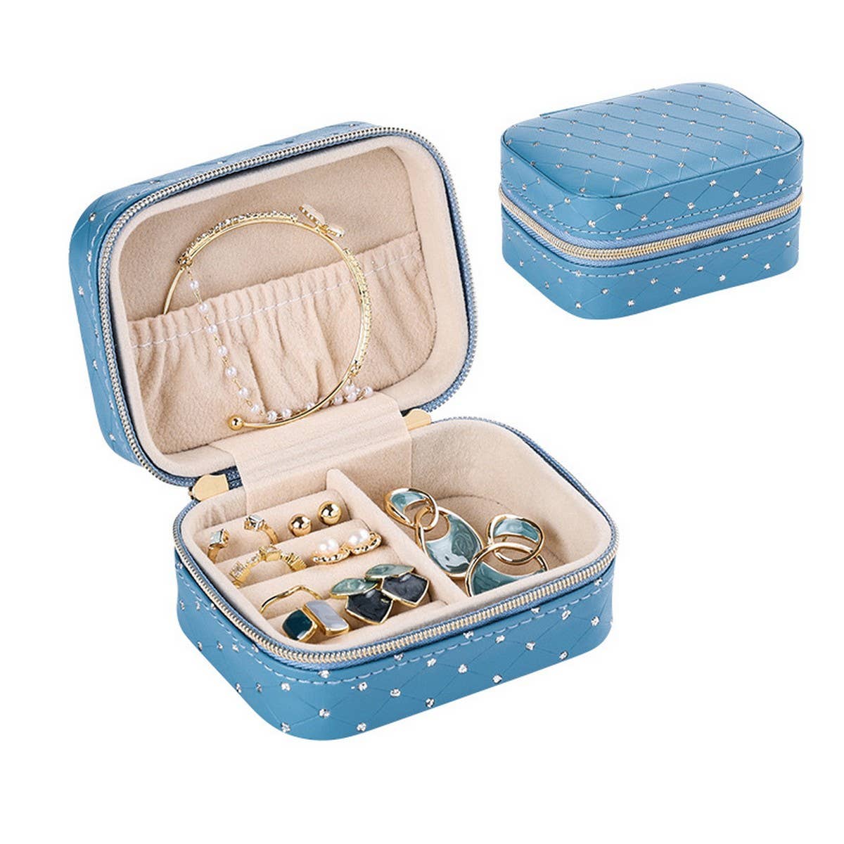 CREATIVE MINI PORTABLE TRAVEL JEWELRY STORAGE BOX