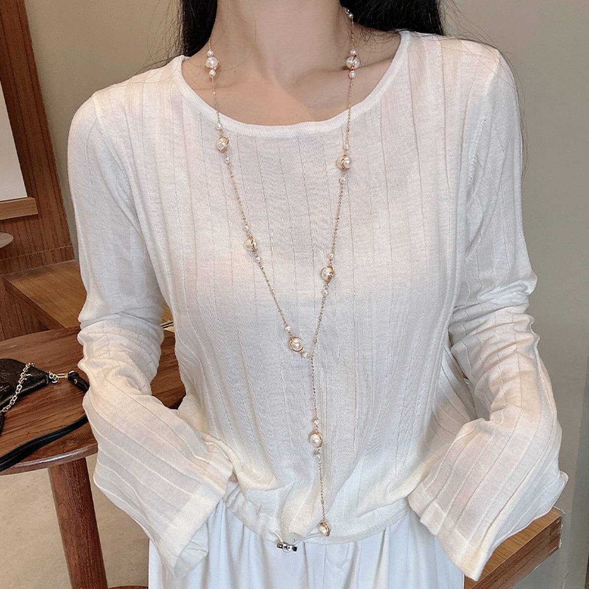 WOMEN'S ALL-MATCH HIGH-END PEARL SWEATER NECKLACE