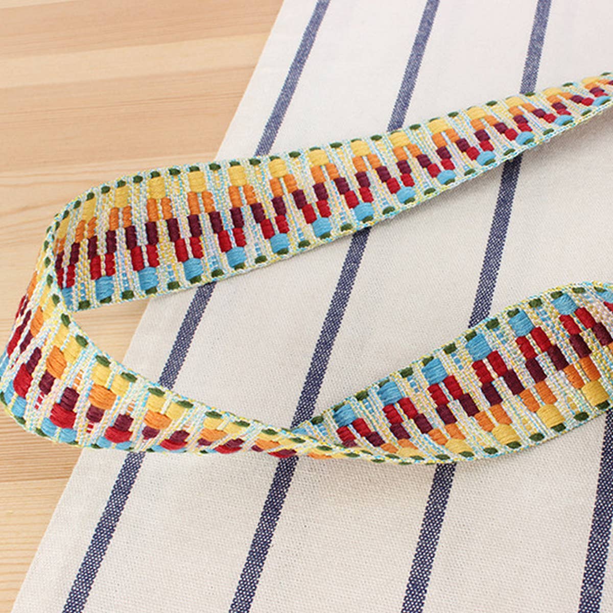 RETRO COLOR SHOULDER STRAP WOVEN BAG_CWAB2019