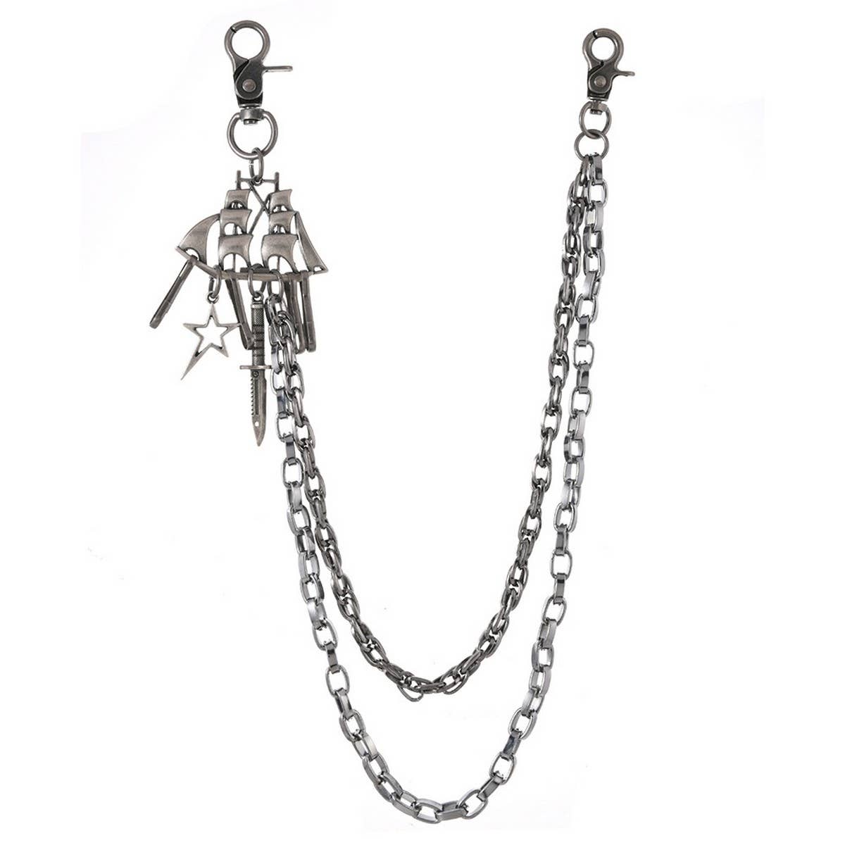 CREATIVE RETRO MULTI-LAYERED TROUSER CHAIN