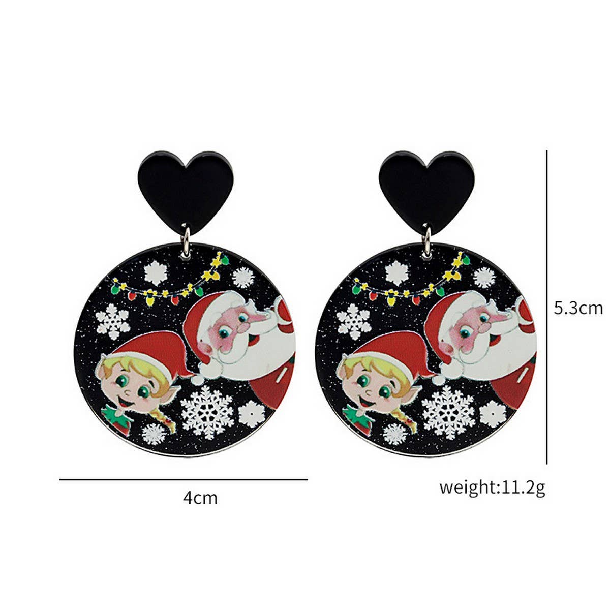 CHRISTMAS CARTOON SWEET DESIGN EARRINGS