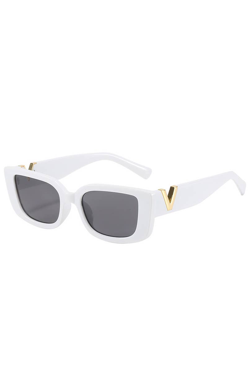 WIDE FRAME CAT EYE FASHION SUNGLASSES