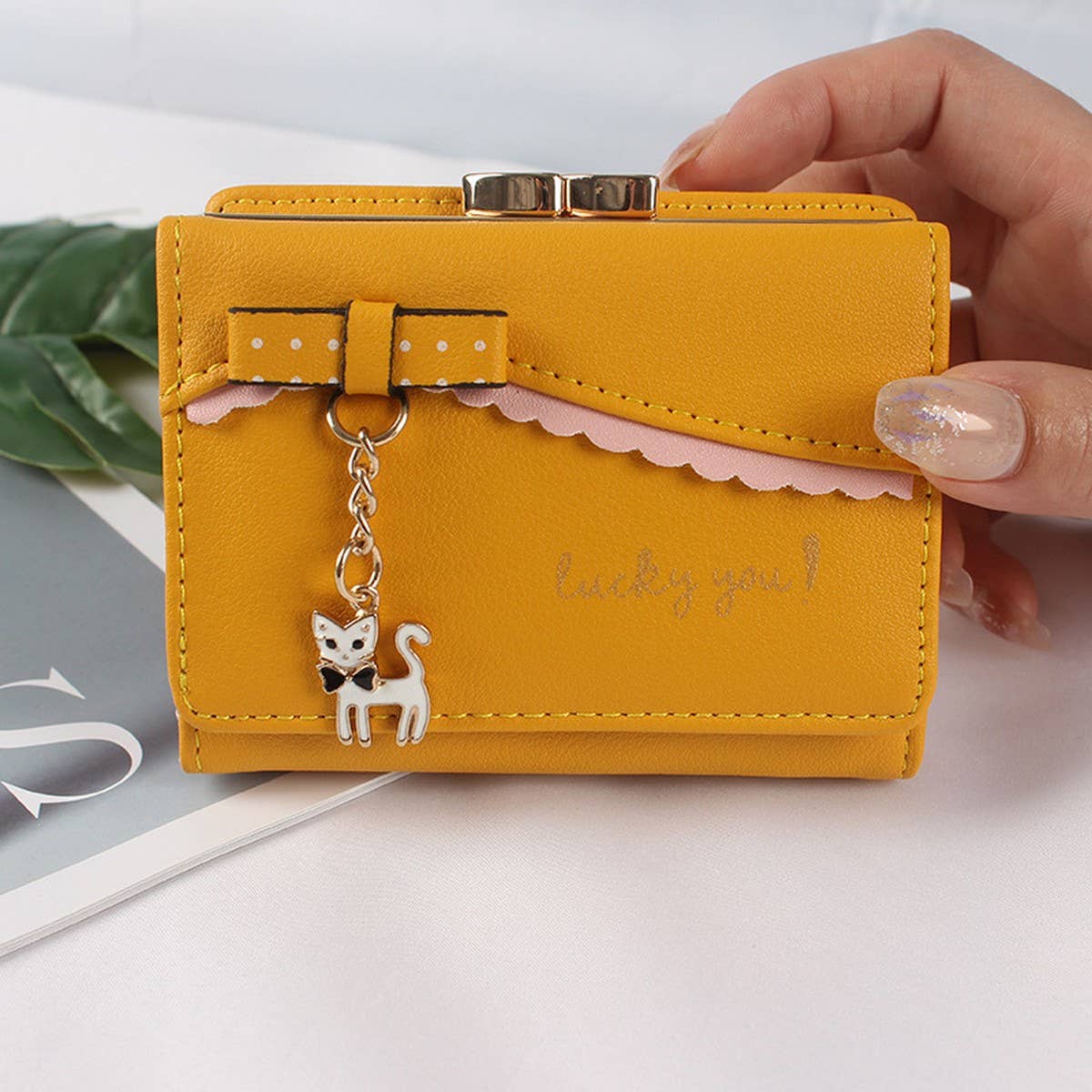 WOMEN'S SMALL ANIMAL PENDANT WALLET_CWAB2341