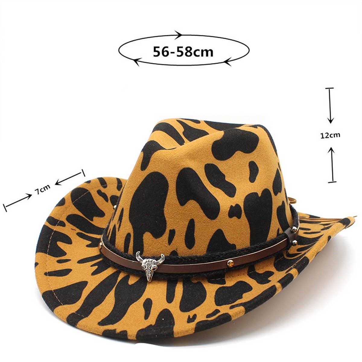 JAZZ WIDE BRIM HAT RETRO ROLLED BRIM WOOL FELT HAT_CWAH2537