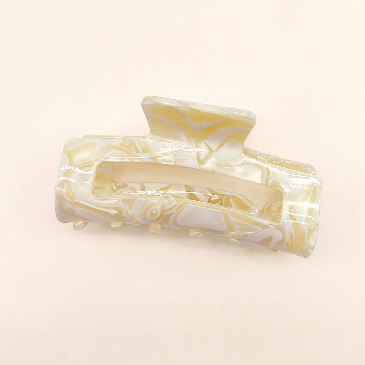 3.22" Tortoise Shell Flat Women's Hair Claw Clip_CWAHA0099