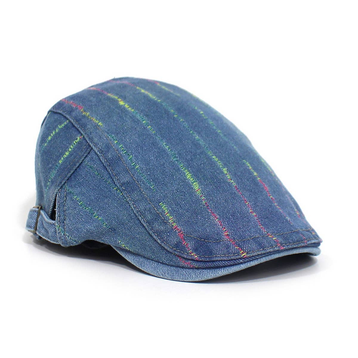 2024 NEW COLOR STRIPED FORWARD CAP BERET_CWAB2923