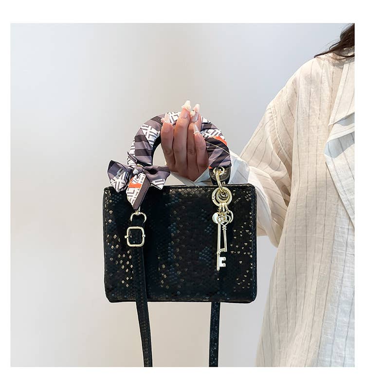 Retro handbag single-shoulder toffee bag