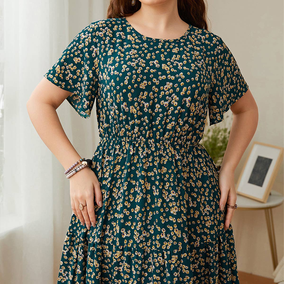 2025 Loose Floral Dress ??Plus Size Casual Fit_CWDMD5961