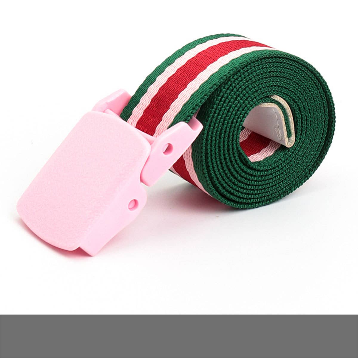 COLORFUL WOVEN SMOOTH BUCKLE CANVAS BELT_CWABE0685