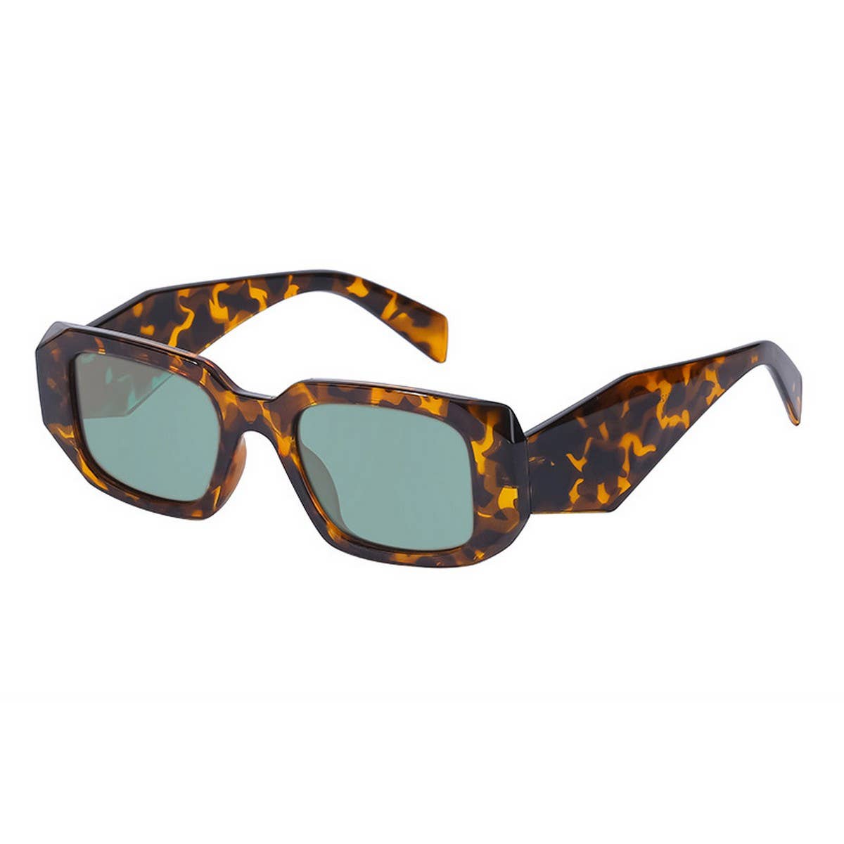 IRREGULAR SMALL SQUARE FRAME SUNGLASSES