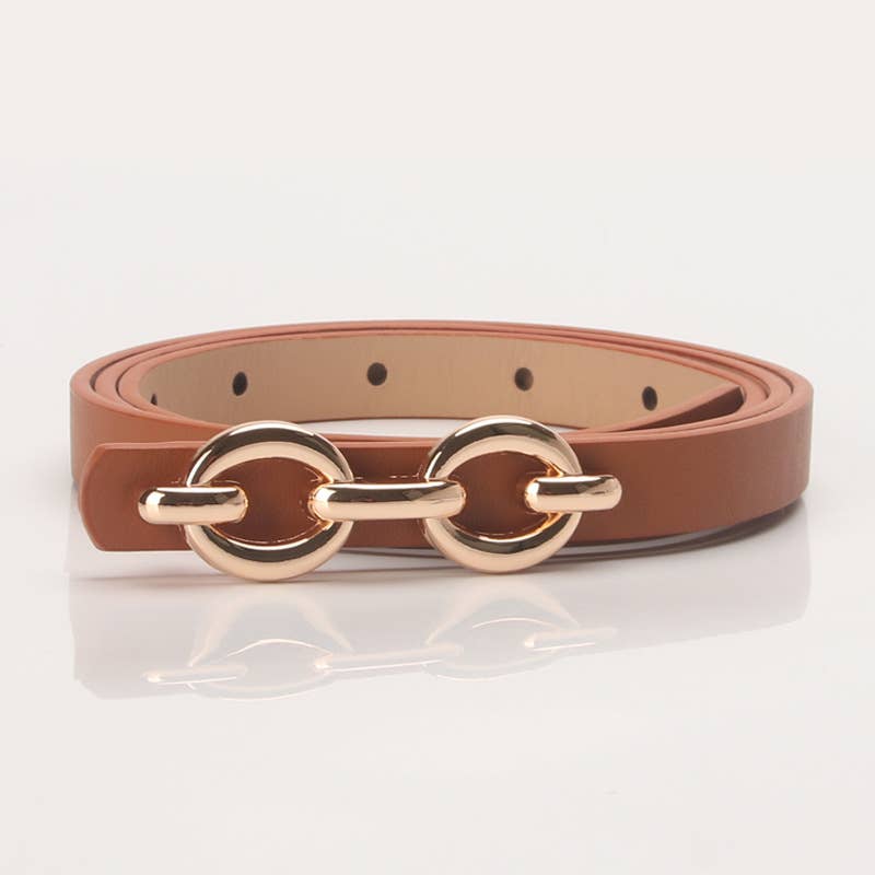 Alloy buckle versatile dress west decorative belt