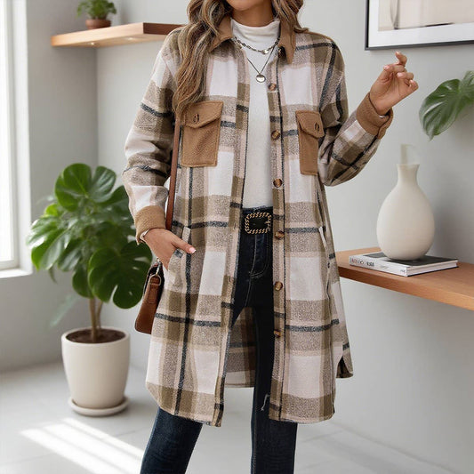 Grinding Mao Ge Lines Long Coat