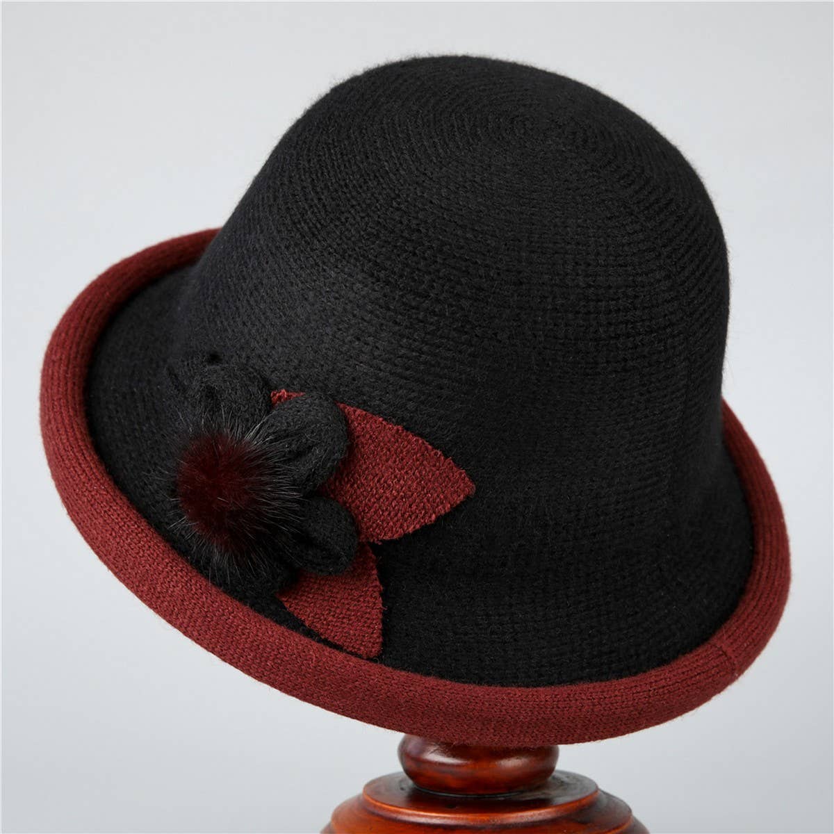 AUTUMN AND WINTER FASHION LEISURE WARM BUCKET HAT_CWAH1791