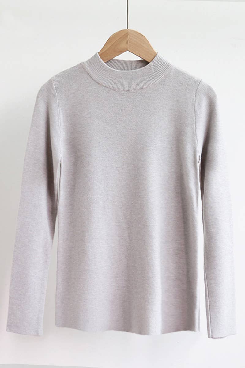 CWOSWL0538_Simple Crew Neck Pullover Sweater